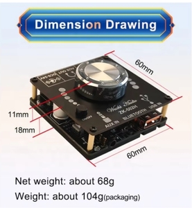 Factory Outlet ZK-502H 50WX2 50W+50W HIFI 2.0 Stereo Ble 5.0 Digital Power <b>Amplifier</b> Board Module TPA3116 AMP Amplificador - Product Image 4