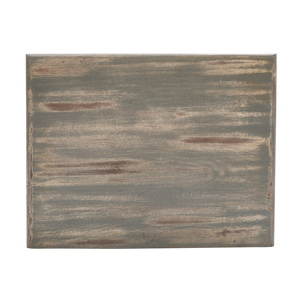 Comodino in Legno Grigio Antico con Anta Intagliata e Vano Portaoggetti per Camera da Letto - Product Image 4
