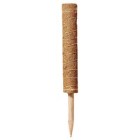 Poteau de mousse personnalisé de différentes tailles de mât de mousse utilisé pour le support des plantes mât totémique en coquille de noix de coco