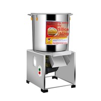 Machine de transformation alimentaire domestique de type nouveau 1800W en acier inoxydable - Hachoir à paille électrique à haute efficacité pour poulet et bétail 400 kg/h