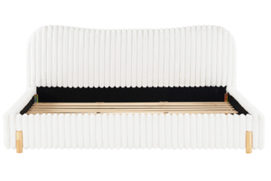 Lit King Size Moderne et Simple en Tissu Réglable, Style Nordique Luxe Léger, Technologie Écologique Tatami, Grand Lit de Chambre Principale - Product Image 6