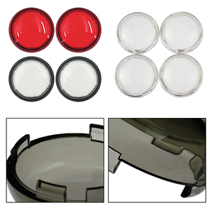 Cubierta de lente para luz de señal de giro de motocicleta, para Harley Sportster Touring, carcasa de lámpara indicadora delantera y trasera, color ahumado, rojo, ámbar, transparente - Product Image 4