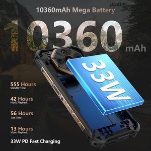 Téléphone robuste Ulefone Armor X16 <span class=keywords><strong>Pro</strong></span> 5G 16 Go + 256 Go MTK Dimensity 6300 Android 15 10360 mAh 33 W Appareil photo 64 MP <span class=keywords><strong>Smartphone</strong></span> - Product Image 4