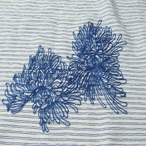 Tissu brodé 3D minimaliste en cordon, mélange organique, personnalisé OEM, pour chemisiers et hauts brodés, inspiré des designers TikTok - Product Image 3