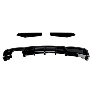 Difusor de labio de parachoques trasero de Material plástico negro brillante F30 con luz para <span class=keywords><strong>BMW</strong></span> Serie 3 F30 MT 2013-2019 accesorios de coche - Product Image 2