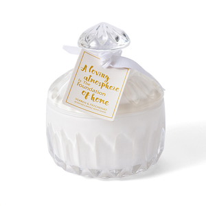 Party Hallowmas Pumpkin Decoration Premium Luxury Home Aromatherapy Gift Soy Wax Scent Candle With Crystal Stone