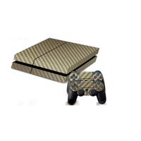 Peau en fibre de carbone de différentes couleurs antidérapantes pour Play Station 5 Game Player