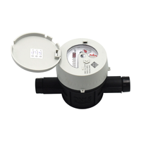 Compteur d'eau mécanique vertical en laiton, haute résistance à la pression, protection IP68, DN15, personnalisable OEM pour les services publics communautaires