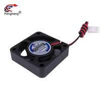 Fengheng — ventilateur à 9 lames avec roulement hydraulique, disponible en noir, 40x40x10mm, 5v, 12v, 24v DC, 40mm, 4010