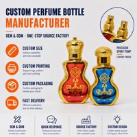 Flacon de parfum de voyage vide en verre électroplaqué or en forme de violon de 10 ml, avec applicateur roll-on, personnalisable OEM ODM, vente en gros