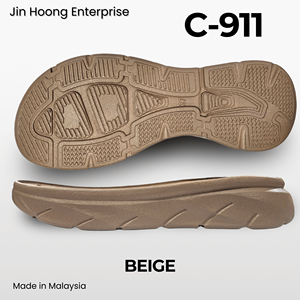 Chaussures Jin Hoong pour femmes C-911 beige, semelle extérieure en PVC ultralégère avec fonction antidérapante durable et design léger - Product Image 3