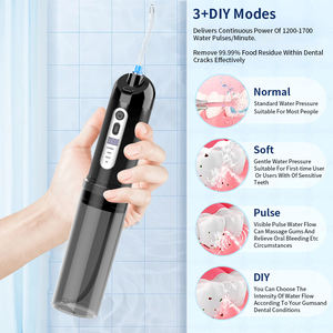 Portable Voyage Nettoyage Jet Plaque Rechargeable Irrigateur <span class=keywords><strong>Dentaire</strong></span> Flosser Dent <span class=keywords><strong>Tartre</strong></span> 2 En 1 Remover Oral Dents Eau Cleaner - Product Image 3