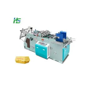 Hongshuo HS-HBJ-800 Disposable food container paper box machine take out paper box forming machine