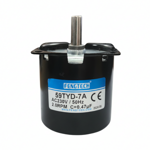 มอเตอร์ซิงโครนัส AC230V 50Hz 60KTYZ AC ความเร็วต่ำ 2 รอบต่อนาที ควบคุมได้ รุ่น 59TYD-7A 60KTYZ 59TYD-7A - Product Image 3