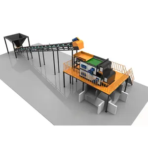Tofon Ep Automatische Schrootrecyclingfabriek Voor Metalen Drum/Stalen Frame/Aluminium Blikjes