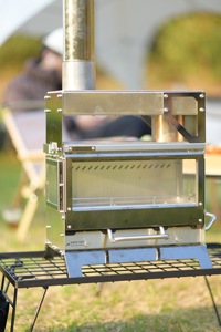 Stufa a Legna da Campeggio Soloman - Acciaio Inossidabile 304 Multifunzione Capacità 1L Nera - Product Image 3