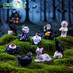 Weij, Productos Nuevos Transfronterizos, Muñeca de Cuervo Momia de Halloween, Lindos Accesorios Decorativos Colgantes para Manualidades, Pequeños Adornos de Paisaje - Product Image 3