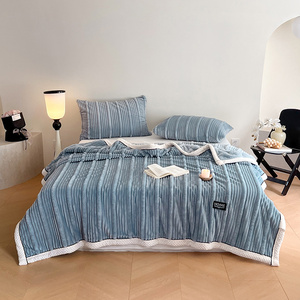 Trang Trí Nội Thất Sang Trọng Giả Thỏ Lông Chăn Fluffy Mềm Dày Sang Trọng Ấm Áp Fluffy Chăn Cho Mùa Đông Giường - Product Image 2