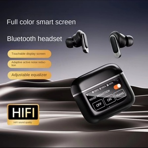 Thời lượng pin siêu dài không dây khử tiếng ồn Tai nghe răng xanh thông minh hiển thị Tai nghe răng Xanh điều chỉnh ứng dụng pin cao - Product Image 4