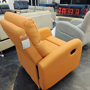 Sofá Reclinable Eléctrico de Cuero <span class=keywords><strong>con</strong></span> Función de Masaje, Estilo Moderno, 360 °   Sillón Reclinable Individual Giratorio <span class=keywords><strong>con</strong></span> Masaje - Product Image 6