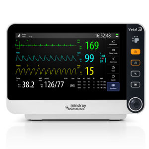 Moniteur vétérinaire portable Mindray Vetal 3 Surveillance multiparamétrique des signes vitaux pour les animaux - Product Image 1