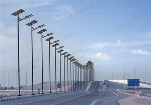 โรงงานผลิตโคมไฟถนนพลังงานแสงอาทิตย์แบบกึ่งรวม 50W 60W คุณภาพสูง พร้อมแบตเตอรี่ LiFePO4 สำหรับภายนอกอาคาร มาตรฐาน IP65 นาน 12 ปี - Product Image 4