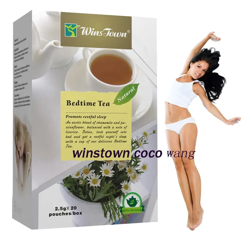 Winstown bedtime tea promote restful sleep night relax tea Customized chinese healthy tea Improve Memory Sleep