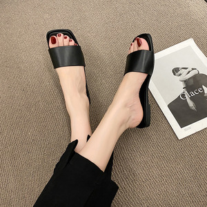 Nouvelle Tendance Estivale : Sandales Plates à Bout Ouvert pour Femme, Couleurs Mixtes, Nœud en PU, Semelle Intermédiaire en <span class=keywords><strong>EVA</strong></span> - Product Image 6