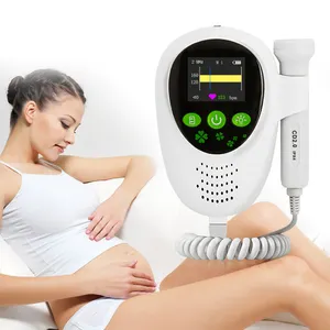 Moniteur de battement de coeur fœtal de bébé ultrasonique de poche doppler pour les femmes enceintes