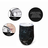 350ml 스테인리스 스틸 진공 단열 보온병 BPA 프리 PC 소재 방수 슬라이딩 뚜껑 SC ECOMMERCE 모델 8J-8XS2-X2DU
