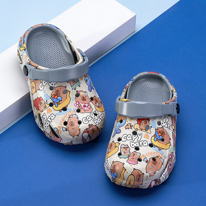 <span class=keywords><strong>Sandales</strong></span> d'été à bout fermé en EVA souple pour enfants, motif dessin animé imprimé, pour filles et garçons - Product Image 2