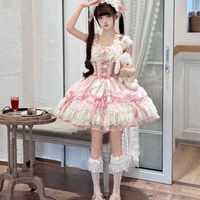 Robe Lolita Moonlight Mirror JSK élégante et douce pour adulte, en polyester, style princesse, accessoires de cosplay, costume de personnage, vente en gros