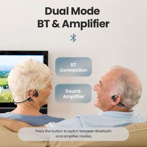Écouteurs sans fil à conduction osseuse, étanches, avec batterie, Bluetooth, <span class=keywords><strong>carte</strong></span> TF, magnétiques, portables, en mousse, pour aides auditives - Product Image 1