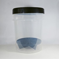 Seau en plastique de 20 L, seau en plastique scellé, personnalisation en gros du logo, couvercle Gamma, filtre à écran
