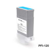 Cartouche d'encre compatible PFI-120 de 130 ml pour Canon ImagePROGRAF TM-200 TM-205 TM-300 TM-305 V1.2 avec puce décodée, Plug & Play