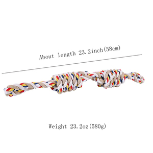 Özel marka çekme sağlam halat köpekler için Pet köpek römorkör oyuncaklar - Product Image 5