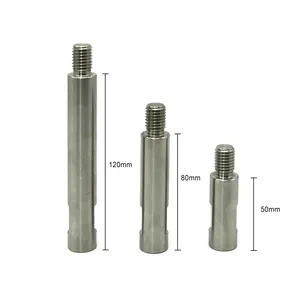 Rotary Extension Shaft M14 Stainless Threaded Extension Bar Kit For Rotary Polisher