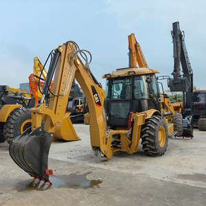 รถตักล้อยางมือสอง CAT420F2 420F รถตักล้อยางสำหรับงานหนัก เครื่องยนต์ เกียร์ มอเตอร์ ปั๊ม สภาพการทำงานสมบูรณ์แบบ - Product Image 4