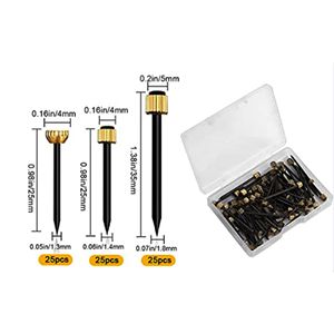Clavos de Cobre con Punta Central, Clavos de Instrumentación con Cabeza de Cobre Semiredonda, Clavos de Cobre con Cabeza Dorada, Clavos de Acero Negro, Clavos para Cemento - Product Image 6