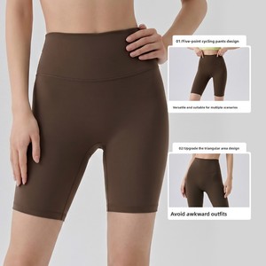 Shorts <span class=keywords><strong>Jaga</strong></span> Ball pour femme, 5 pouces, effet seconde peau, taille haute, contrôle du ventre, effet galbant fessier, sans coutures latérales, pour cyclisme et yoga - Product Image 2
