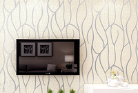 Wallpaper TV Anti Air Yirui Gray Gaya Skandinavia Bertekstur Nonwoven untuk Hotel, Ruang Tamu, dan Penggunaan Rumah Tangga