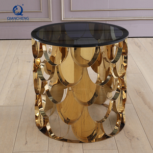 Bàn Bên Kim Loại Tròn Nhỏ Màu Vàng Kim Bán Chạy - Product Image 2