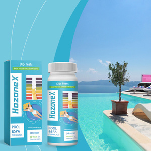 Hozonex 3-in-1 PH ถูกต้องเมื่อเทียบกับสระว่ายน้ำที่เรียบง่ายกระดาษทดสอบคุณภาพน้ำ - Product Image 2