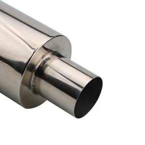 Универсальный 2 "Впускной 3,54", из нержавеющей стали, хромированные выхлопные наконечники для автомобилей, изготовленные на заказ, трубы для глушителя - Product Image 5