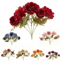 Pivoines artificielles faites à la main en gros pour décorations de mariage, arrangements floraux et décoration de table à domicile