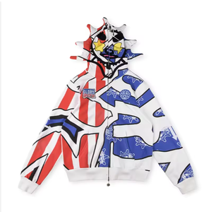 Xu Hướng Chất Lượng Hàng Đầu 100% Cotton Glo Gang Zip up Hoodies Áo Nỉ Thời Trang Đường Phố Bộ Đồ Thể Thao Nặng Glo Gang Hoodie Cho Nam Giới - Product Image 6