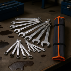 Juego de Llaves Combinadas Vevor de 6mm-32mm, Acero al Carbono, Métricas, con Bolsa Enrollable para Reparación de Automóviles y Taller - Product Image 2