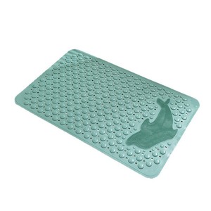 Tapis de douche Yimobra Original en PVC antidérapant avec ventouses et trous de drainage, lavable en machine, sans BPA ni phtalates, vert MARRS - Product Image 2
