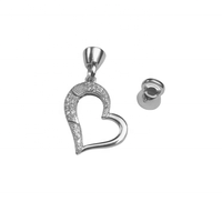 Chaîne en argent sterling 925 plaqué or avec fermoir rond en forme de fleur, connecteur de sac à main en forme de cœur, fermoirs pour bijoux DIY