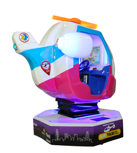 Machine d'amusement intérieure en fibre de verre CE 360 Rotation Kiddie Rides Jeu vidéo pour enfants Hélicoptère à pièces pour aire de jeux FEC - Product Image 3